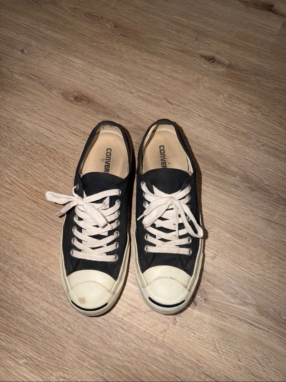 Converse - Jack Purcell Navy Blue Canvas Low-Top Sneakers